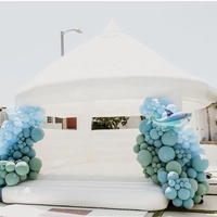 Château gonflable commercial pour mariages et fêtes, en PVC, capacité 100-500 kg, 5-10 passagers, utilisation intérieure/extérieure