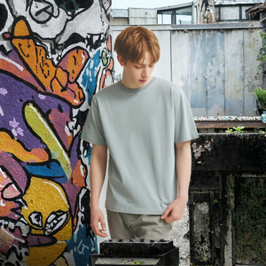 เสื้อยืดฮิปฮอปผู้ชาย/ผู้หญิงสั่งทำพิเศษ 280GSM ผ้าฝ้าย 100% แขนสั้น พิมพ์ลายซิลค์สกรีน กันยับ แห้งเร็ว ระบายอากาศได้ดี - Product Image 2