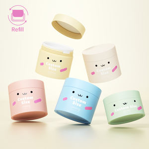 Tarro de plástico PP esmerilado vacío al por mayor de 110ml y 240ml con tapa, rellenable, para cosméticos, exfoliantes corporales, mascarillas capilares y cremas. - Product Image 3