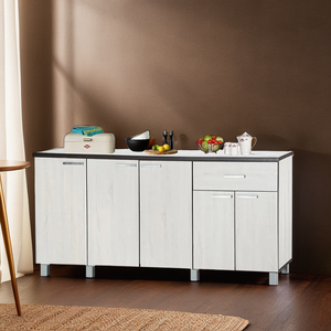 ตู้กับข้าวทำจากมาเลเซียไม้อัด5ประตู1ลิ้นชักกำหนดขนาดได้เอง - Product Image 1