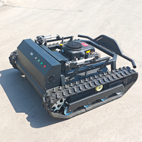 Livraison Gratuite Tondeuse Robot à Fléaux Télécommandée Tout-Terrain à Moteur Essence CE EPA de 900 mm à 1200 mm pour Ferme