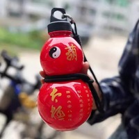 Nouvelle gourde d'eau de style rétro chinois 750ML Grande capacité Bouteille à vin PC Bouilloire à eau durable Sports de plein air