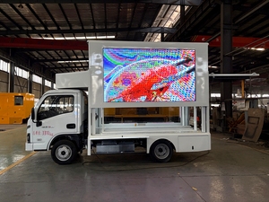 Camion publicitaire mobile à LED avec 1 à 3 écrans LED et boîtier supérieur personnalisé pour écran LED adapté à différents châssis de camions - Product Image 4