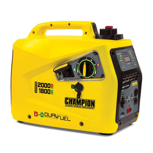 Champion 2000w Inverter Gasoline LPG Gas Dual Fuel Home Electric Power Mini Portable Generator Silent