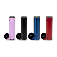 Termo de vacío inteligente de acero inoxidable de 450mL alimentado por batería con pantalla LED Pantalla de temperatura Vasos clásicos