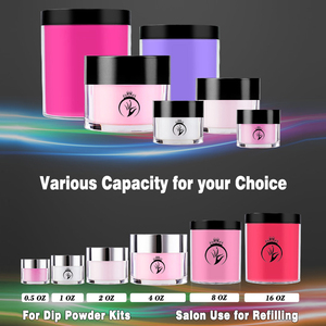 Polvo acrílico de inmersión transparente <span class=keywords><strong>rosa</strong></span> para <span class=keywords><strong>uñas</strong></span> naturales, polvo de polímero personalizable al por mayor, venta al por mayor - Product Image 4