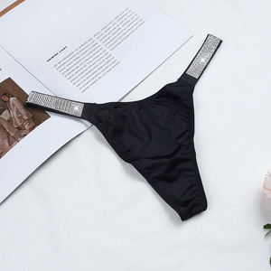 Producto Más Vendido, Tanga con Joyas, Tanga con Diamantes, Muestra de Tanga, Bragas de Mujer, Tanga con Logotipo Personalizado - Product Image 4