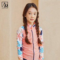 Nouveau maillot de bain une pièce pour filles, motif animal, protection solaire, séchage rapide, fermeture éclair, pour bébés et tout-petits, en nylon et élasthanne