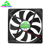 Kipas Pendingin DC Brushless Low Noise 12015 120x120x15mm 12V Slim Axial untuk Kabinet Industri & Catu Daya