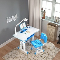 Bureau d'étude pour enfants à hauteur réglable pour le travail à domicile, l'écriture, la lecture, style moderne, bois, plastique, métal, chambre d'enfant