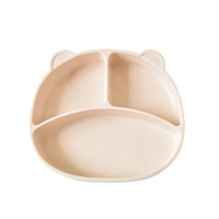 Assiette à manger pour enfants avec ventouse plat d'entraînement au sevrage pour enfants pour bébé assiette à dîner
