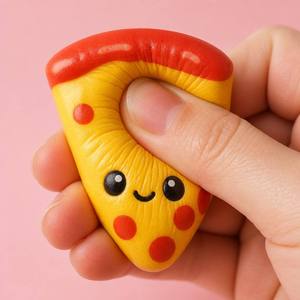 Jouet Squishy Mini Fast Food 6cm en Mousse PU à Rebond Lent, Anti-Stress Kawaii Frites et Burger, pour Enfants et Adultes, Vente en Gros, OEM - Product Image 6