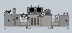SY-320-máquina de impresión de pantalla de seda UV, automática, de un color