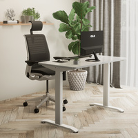 Table d'assise sur pied ergonomique, meuble de bureau, avec télécommande, électrique, réglable en hauteur