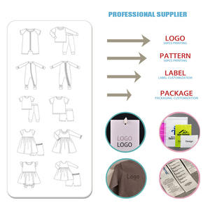 Conjuntos de Ropa de Bebé de Algodón al por Mayor, 0-9 <span class=keywords><strong>Meses</strong></span>, Verano, Casual, Transpirable, Lindos Estampados de Animales, Unisex, 3 Piezas - Product Image 5