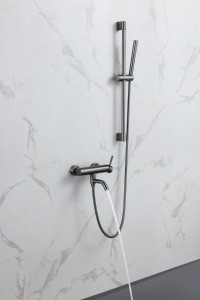 Fournisseur d'usine Design personnalisé Offre Spéciale gris italien pommeau de douche et ensemble de robinet mélangeur de douche - Product Image 3
