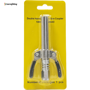 Acoplador para Pistola de Engrase, Acopladores de Engrase de Liberación Rápida con Bloqueo Fuerte de 12000 PSI - Product Image 1