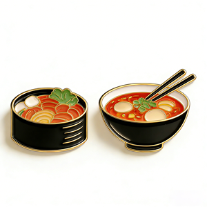 Pins Esmaltados Personalizables de Comida Global: Set de Dim Sum, Insignias Personalizadas de Cocina Nacional para Coleccionar en Chaquetas, Bolsos, Gorras de Béisbol y Bufandas - Product Image 5
