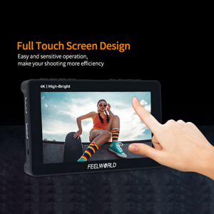 Feelworld F5 ProX 5.5 "4K <span class=keywords><strong>HDMI</strong></span> Máy ảnh màn hình cho DSLR lĩnh vực xách tay Studio màn hình tùy chỉnh xây dựng - Product Image 4