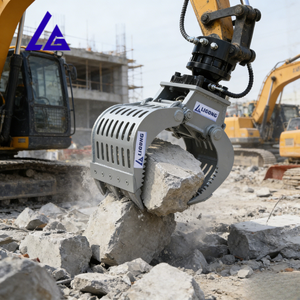 Grappin de tri hydraulique de qualité industrielle pour <span class=keywords><strong>mini</strong></span>-excavatrice ECR18E ECR25D, manutention des matériaux, installation facile - Product Image 1