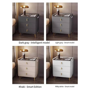 Trung Quốc Nhà Máy LED thông minh Bàn Cạnh Giường ngủ với an toàn thông minh Bàn đầu giường bên bảng với sạc không dây - Product Image 3