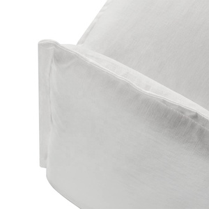 Housses extensibles pour canapé 1 siège, en lin <span class=keywords><strong>blanc</strong></span>, tissu naturel, de haute qualité, 1 pièce - Product Image 6