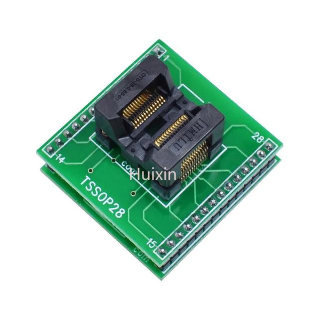Module TSSOP28 To DIP28 Adapter Socket / TSSOP24 TSSOP20 TSSOP8 Adapter IC Test Socket Programmer Adapter 0.65mm Pitch
