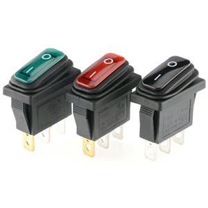 Interruptor Basculante LED de 20A 125VAC 15A 250VAC, KCD3 Impermeable, 3 Pines, SPST, Encendido/Apagado, con Terminales de Soldadura Marcados 'O I', PA66/PC, <span class=keywords><strong>CE</strong></span>/CQC/CB - Product Image 6