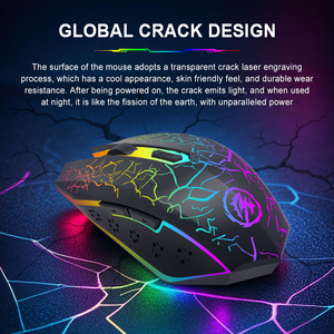 Biểu Tượng Tùy Chỉnh Số Lượng Lớn Im Lặng 2.4Ghz Có Thể Sạc Lại Ergonomic Chuột Chơi Game Cho Mac Giao Diện USB Quang LED Phải Kho - Product Image 3