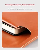 Portafolios de Cuero A4 de Gran Capacidad Personalizado, Carpeta Resistente al Agua para Oficina, Negocios, Almacenamiento, con Logotipo, Resistente al Agua, para la Escuela