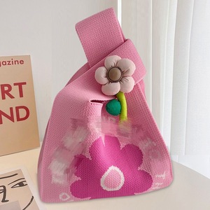 Factory Multi-Color Knit <b>Christmas</b> <b>Bag</b> Fashionable Personalized Flower <b>Bag</b> for <b>Christmas</b> Gifts - Product Image 1