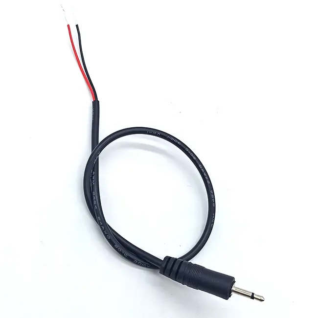 2,5mm Stecker an blankem Kabel offenes Ende TS 2-poliger Mono 2,5mm Stecker buchse Audio kabel