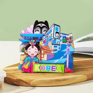 Imanes de Resina Sintética Creativos y Novedosos <span class=keywords><strong>para</strong></span> Refrigerador, Artesanías Culturales, Recuerdos de Viaje, Hechos en China, Lindos y Modernos - Product Image 3