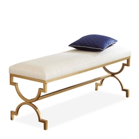 Banc long moderne et simple de style nordique, tabouret de luxe pour poser les chaussures, pour chambre à coucher, bout de lit, école, hôpital, hôtel - Livraison à domicile
