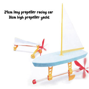 ชุดของเล่นเรือพลังงานยางยืดแบบ STEM สำหรับการศึกษา ชุดประดิษฐ์โฟม DIY ชุดค้นพบวิทยาศาสตร์สำหรับโครงการในห้องเรียน ชุดนักฟิสิกส์รุ่นเยาว์ - Product Image 4