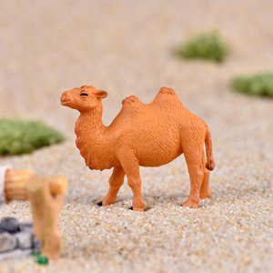 Miniature Toy Cartoon Animal Figurines Lovely Little Camel Mini Plastic Crafts for Garden <b>Car</b> Desktop <b>Ornament</b> Home Decoration - Product Image 2