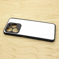 Coque de téléphone personnalisée en TPU 2D, design personnalisé, sublimation, silicone souple, antichoc, anti-poussière et anti-rayures, pour IQOO C67 C65 C63 C55, noir