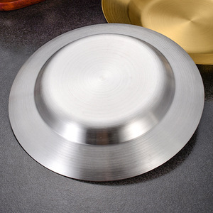 Assiette FLEY en forme de chapeau de paille pour pâtes, plats occidentaux, steak, dim sum, salade froide – Design minimaliste moderne, plat peu profond - Product Image 3