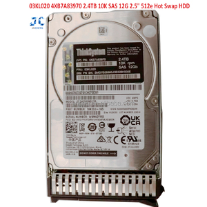 4XB7A83970 03KL020 Disque dur SAS 2,5 pouces 2,4 To 10K 12 Gb Hot Swap 512e pour <span class=keywords><strong>SN550</strong></span> V2 ST250 V2 ST250 V3 - Product Image 1