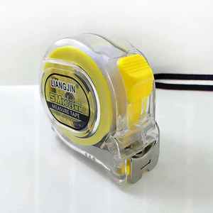 Ruban à mesurer métrique à remontage automatique avec coque en fibre de verre et verrouillage automatique résistant à la rupture avec boîte et logo personnalisable - Product Image 5