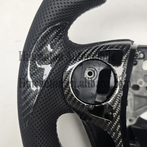 Popular Wholesale Perforated Leather Carbon Fiber <b>Wheel</b> for Honda Accord 9 Gen Crosstour Car Steering <b>Wheel</b> - Product Image 2