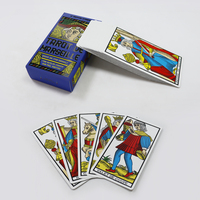 Jeu de cartes Oracle Tarot au design personnalisé, impression offset 4 couleurs CMYK, emballage personnalisé, boîte avec guide pour divertissement en intérieur