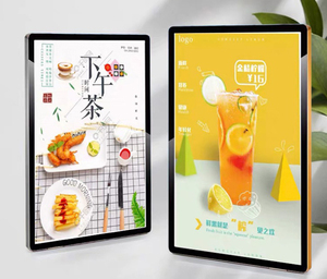 Quảng cáo trong nhà LED hộp Đèn nhôm biển quảng cáo treo tường nam châm dễ dàng cài đặt siêu mỏng LED Đèn nền Poster - Product Image 2