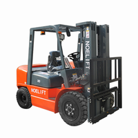Chariot élévateur diesel compact 3 tonnes, entièrement automatique, avec levage hydraulique sans contrainte de poids, chariot élévateur à fourches, chariot de manutention