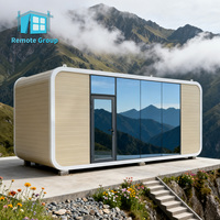 Maisonnette préfabriquée en conteneur, style Apple Cabin, pour villa, bureau ou habitation compacte
