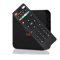 Boîtier TV Android le moins cher 1 Go 8 Go Amlogic S905X S905W Mx Pro Android 7.1 4K Ott Tv Smart Android 7.0 Rk3229 Allwinner H3