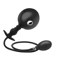 Hochwertiger Weicher Silikon-Analplug Massagegerät Neuer Großer Anal-Silikonplug Aufblasbar für Männer Frauen Stimulation