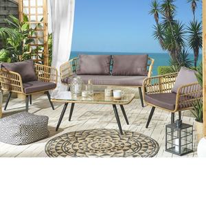 เวียดนามไม้ไผ่ดูใน PE หวายชุด4ชิ้น-BSCI โรงงาน - Product Image 1