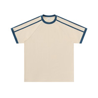 T-shirt unisexe à manches courtes et col rond en polaire Sorona, style décontracté d'été, pour couple, motif brodé, idéal pour la publicité