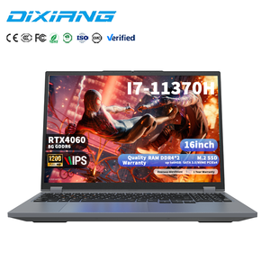 Portátil para Juegos de 16 Pulgadas, Core I7 <span class=keywords><strong>11370H</strong></span> de 11.ª Generación, RTX 4060, RAM de 8GB, SSD de 1TB, 144Hz, Teclado RGB, Venta al Por Mayor de Fábrica, OEM - Product Image 1